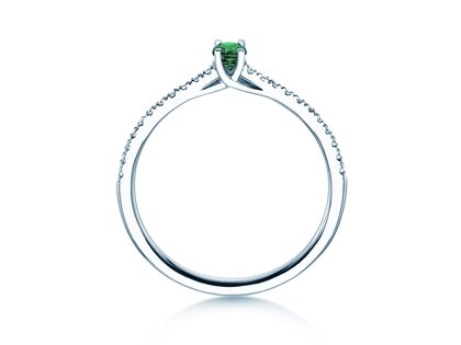 Geburtsstein-Ring Glow Pavé Mai