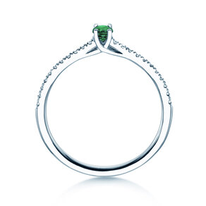 Geburtsstein-Ring Glow Pavé Mai