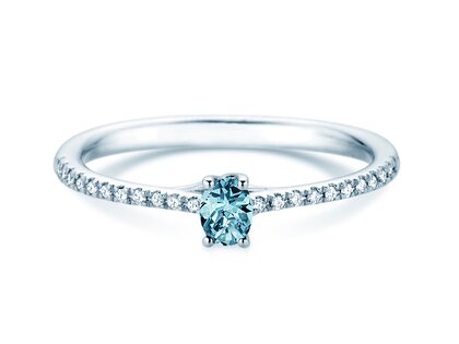 Geburtsstein-Ring Glow Pavé Dezember