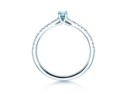 Geburtsstein-Ring Glow Pavé Dezember