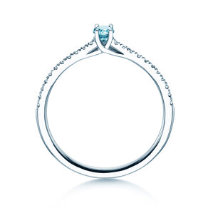 Geburtsstein-Ring Glow Pavé Dezember