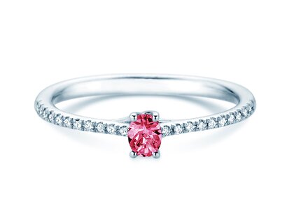 Geburtsstein-Ring Glow Pavé Oktober