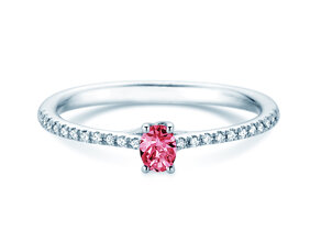 Geburtsstein-Ring Glow Pavé Oktober