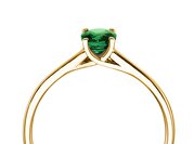 Farbsteinring Glow in Gelbgold