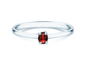 Farbsteinring Glow in 9K Weißgold mit Rubin 0,25ct