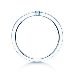 Farbsteinring Infinity Colour in Silber 925/- mit Blautopas 0,05ct