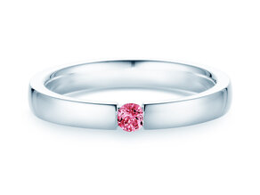 Farbsteinring Infinity Colour in Silber 925/- mit Pinker Turmalin 0,05ct