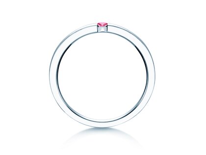 Farbsteinring Infinity Colour in Silber 925/- mit Pinker Turmalin 0,05ct