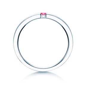 Farbsteinring Infinity Colour in Silber 925/- mit Pinker Turmalin 0,05ct