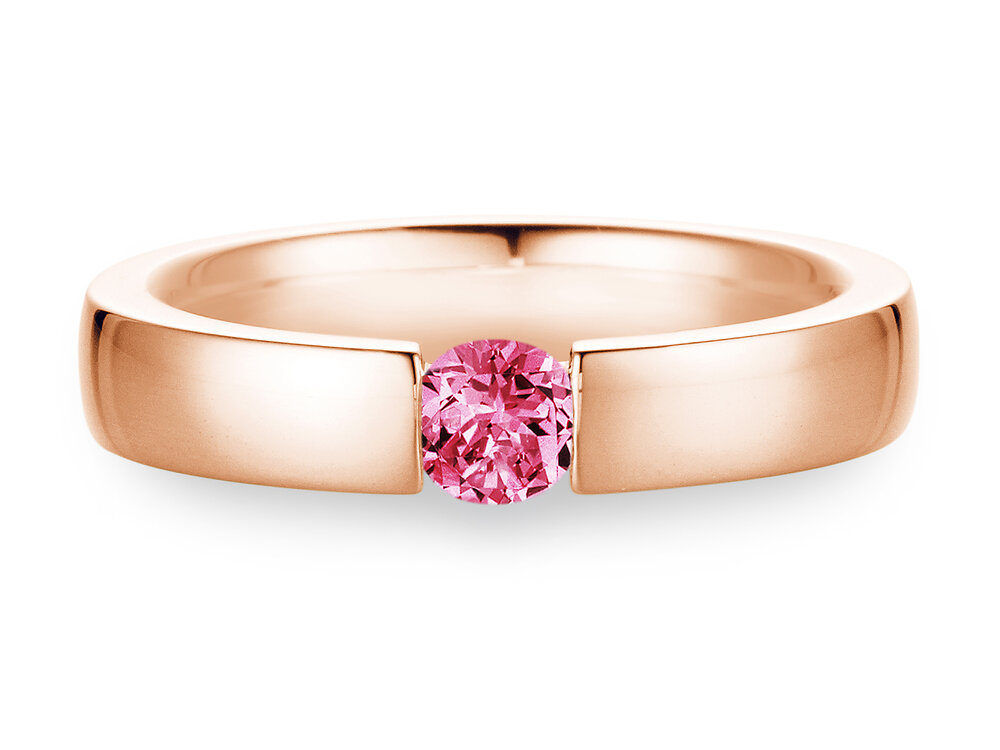 Farbsteinring Infinity Colour in 9K Roségold mit Pinker Turmalin 0,50ct