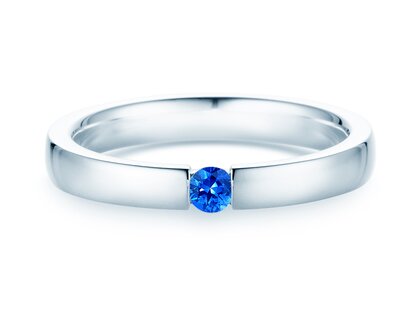 Farbsteinring Infinity Colour in Silber 925/- mit Saphir 0,03ct