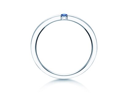 Farbsteinring Infinity Colour in Silber 925/- mit Saphir 0,03ct