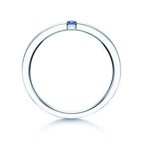 Farbsteinring Infinity Colour in Silber 925/- mit Saphir 0,03ct