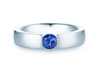 Farbsteinring Infinity Colour in Silber