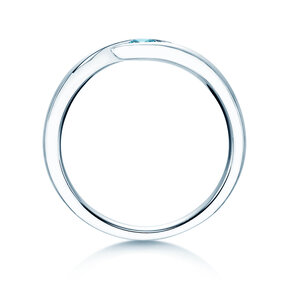 Farbsteinring Twist Colour in Silber 925/- mit Blautopas 0,05ct