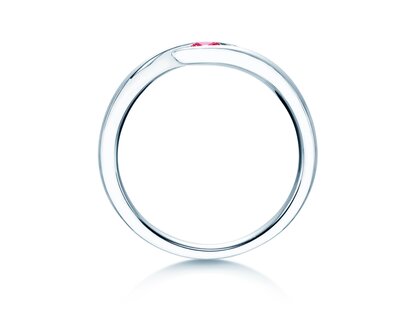 Farbsteinring Twist Colour in Silber 925/- mit Pinker Turmalin 0,05ct