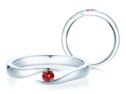 Farbsteinring Twist Colour in Silber 925/- mit Rubin 0,05ct