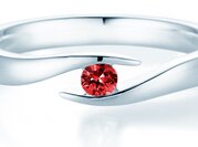 Farbsteinring Twist Colour in Silber 925/- mit Rubin 0,05ct