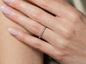 Eternityring Alliance in Platin 950/- mit Diamanten 0,125ct