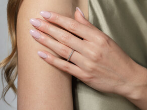 Eternityring Alliance in Platin 950/- mit Diamanten 0,125ct