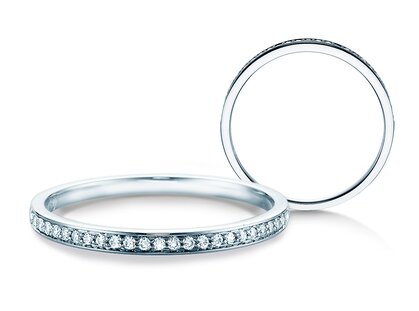 Eternityring Alliance in Platin 950/- mit Diamanten 0,125ct