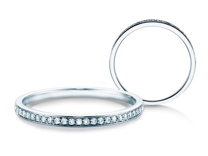 Eternityring Alliance in Platin 950/- mit Diamanten 0,125ct
