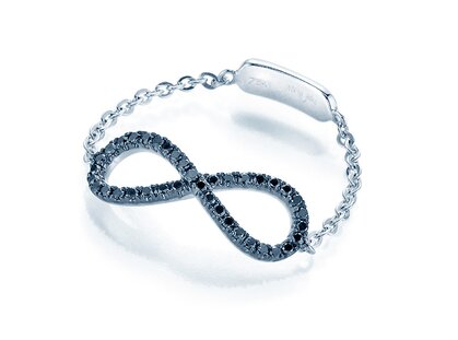 Verlobungsring Black Infinity