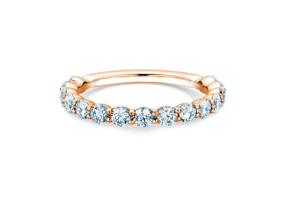 Eternityring Dawn in 9K Roségold mit Diamanten 1,27ct G/SI