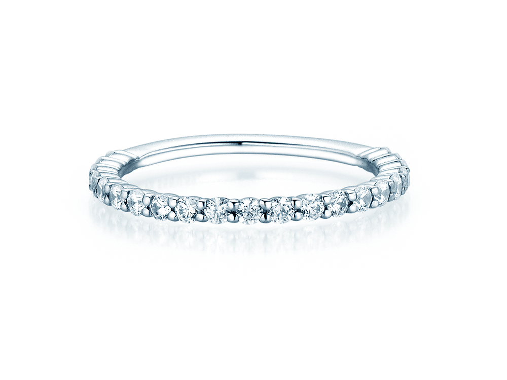 Eternityring Dawn in 9K Weißgold mit Diamanten 0,53ct G/SI