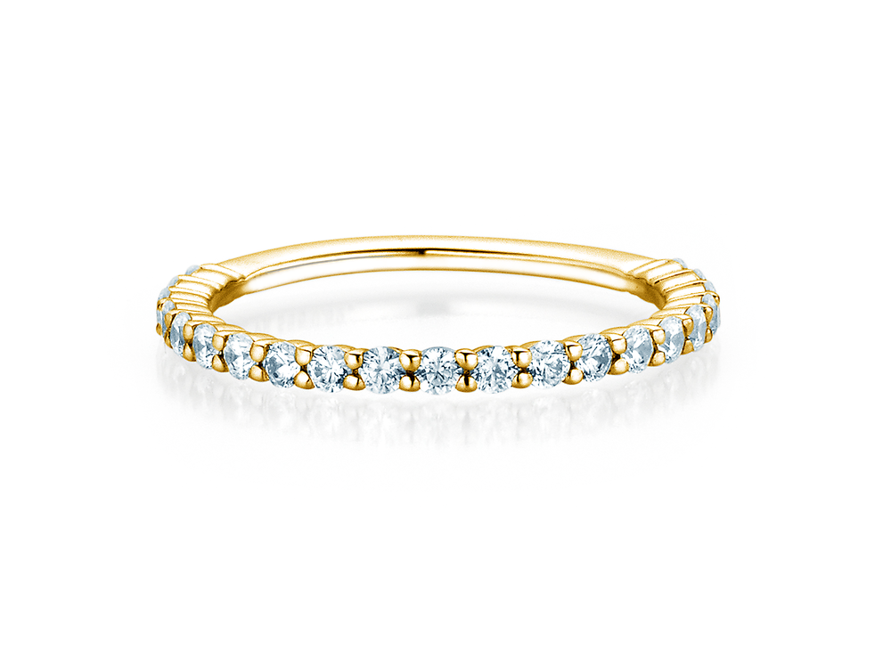 Eternityring Dawn in 9K Gelbgold mit Diamanten 0,53ct G/SI
