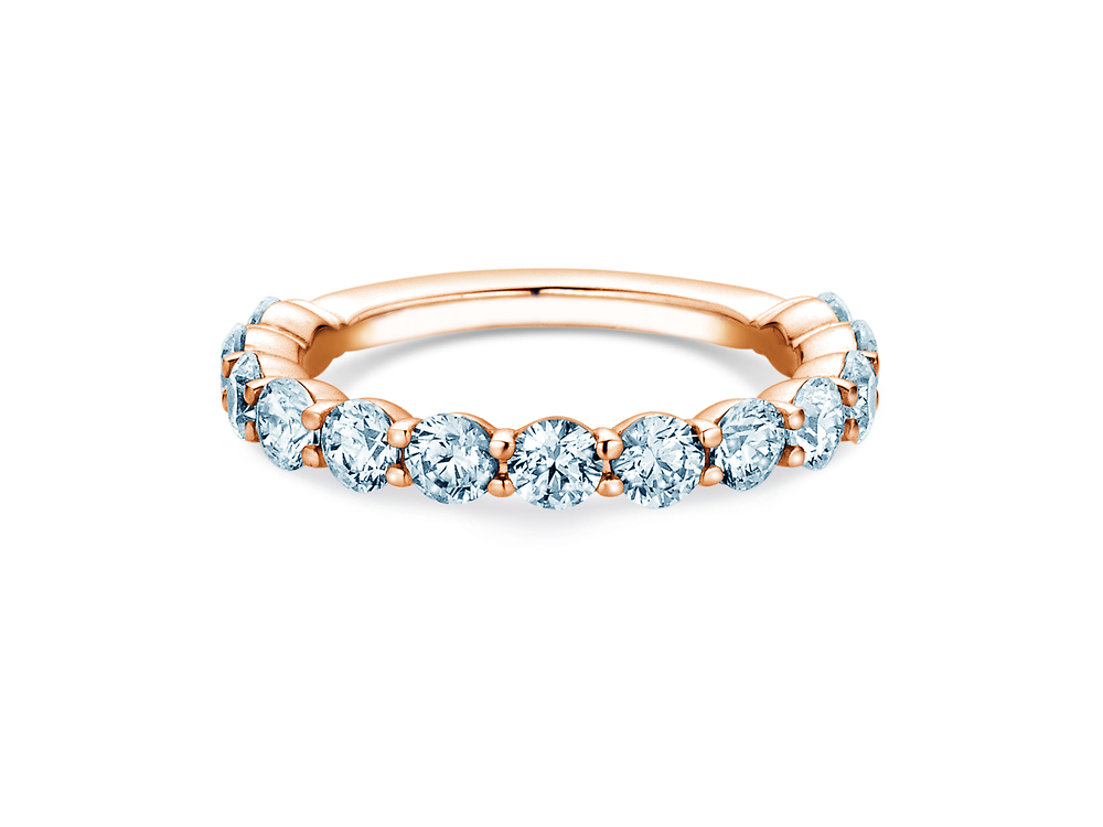 Eternityring Dawn in 14K Roségold mit Diamanten 1,62ct G/SI