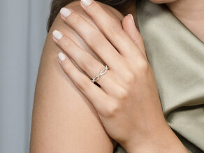 Eternityring Diamond Curve
