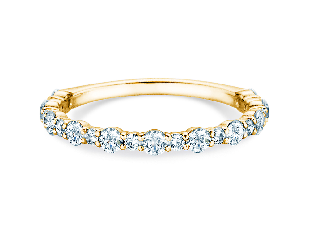 Eternityring Diamond Pulse in 14K Gelbgold mit Diamanten 0,59ct G/SI