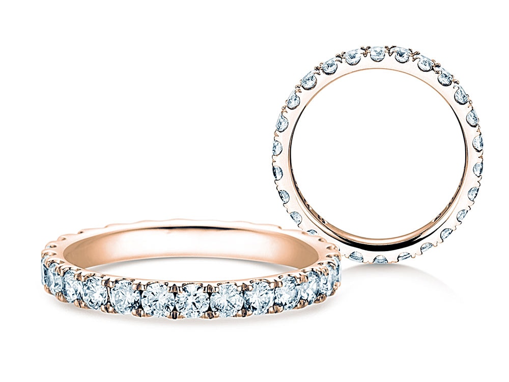 Eternityring Dusk in 9K Roségold