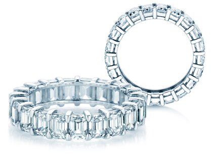 Ring Emerald Cut Eternity Labordiamant