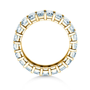 Eternityring Emerald Cut Eternity in Gelbgold