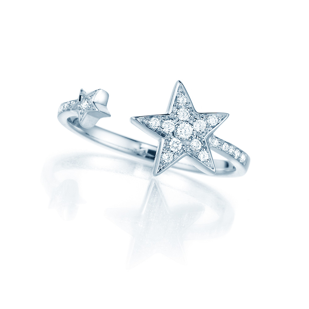 Eternityring Facing Stars