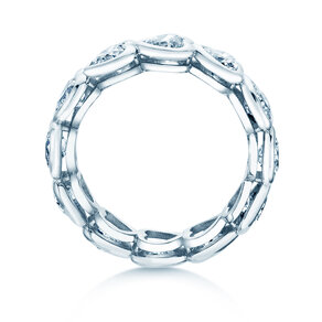 Ring Full of Hearts in Weißgold