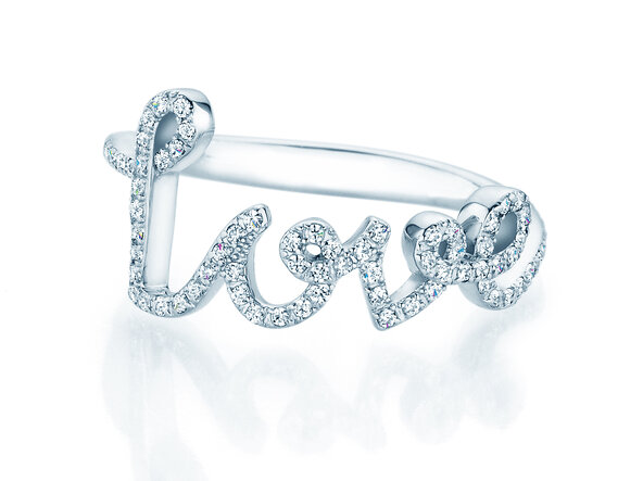 Ring Love Diamonds Pavé