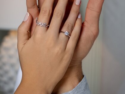 Ring Love Diamonds Pavé