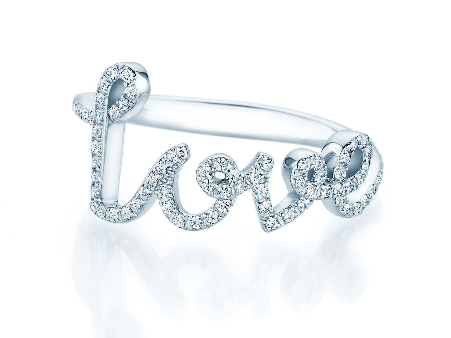 Ring Love Diamonds Pavé