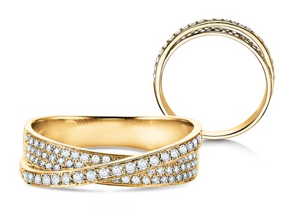 Eternityring Love Diamonds Pavé