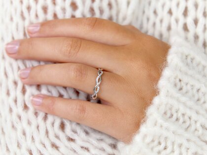 Eternityring Sparkling Curve