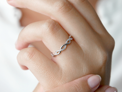 Eternityring Sparkling Curve