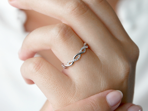 Eternityring Sparkling Curve