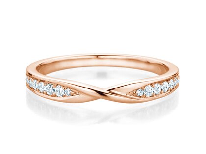 Eternityring Spin Diamonds in Roségold