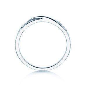 Eternityring Spin Diamonds in Weißgold