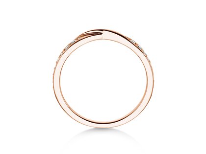 Eternityring Spin Diamonds in Roségold