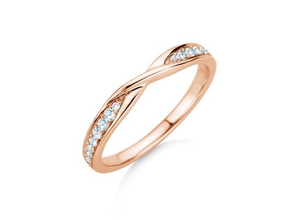 Eternityring Spin Diamonds in Roségold