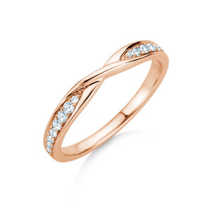 Eternityring Spin Diamonds in Roségold